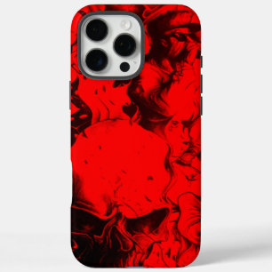 Coques iPhone 16 Pro Max Portraits de musiciens pop Vibrant cramoisi et o