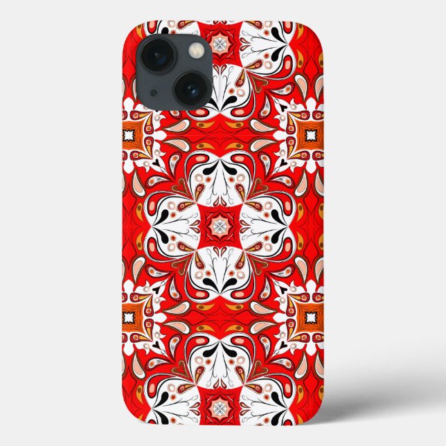 Coques Case-Mate iPhone Portuguese Ceramic Tile Pattern (Verso)