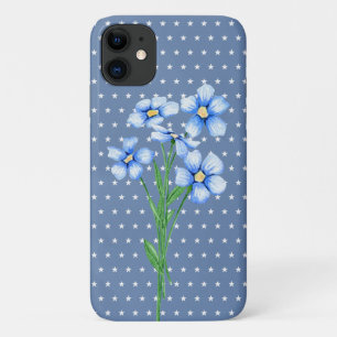 Case-Mate iPhone Case positions bleues sur les étoiles blanches