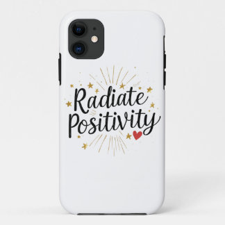 Case-Mate iPhone Case Positivité du rayonnement - Devis étoilé motivatio
