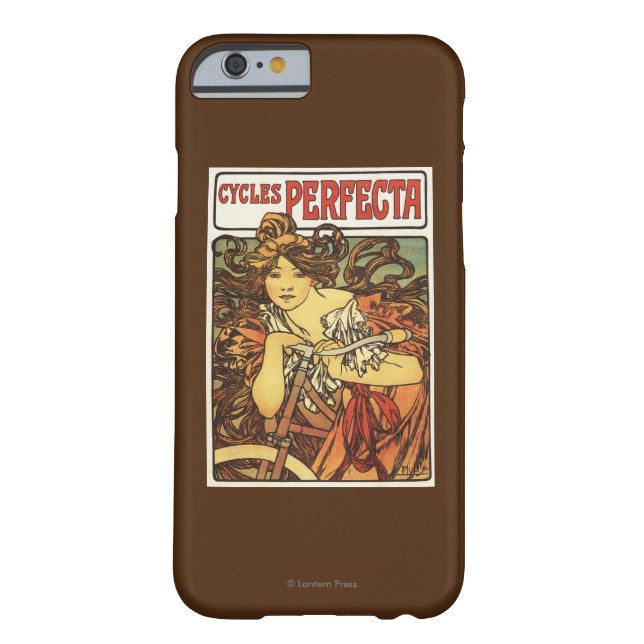 Coques Case-Mate iPhone Poste publicitaire féminine à vélo Perfecta (Dos)