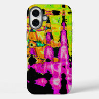 Poster d'art Abstrait Neon Glitch Imprimer
