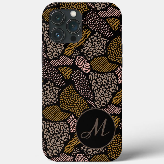 Coques Case-Mate iPhone Poster de animal Safari Brown (Verso)