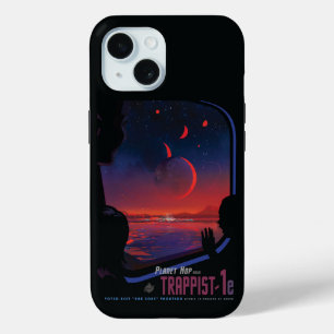 Coque Pour iPhone 15 Poster de l'espace rétro - Les spectateurs observe
