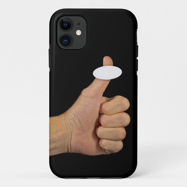 Coques Case-Mate iPhone Pouce vers le haut avec autocollant (Dos)
