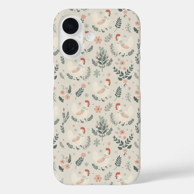 Coques Case-Mate iPhone Poulet dans le jardin (Verso)