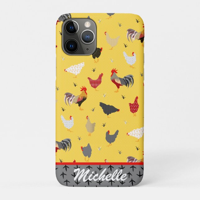Coques Case-Mate iPhone Poulet Drôle (Dos)