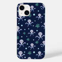 Poulpe sous la mer motif pour enfants