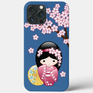Case-Mate iPhone Case Poupée Kokeshi Printemps - Cute Geisha Japonaise