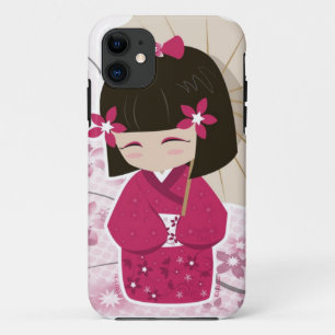 Coques Pour iPhone Poupée mignonne de Sakura Kokeshi