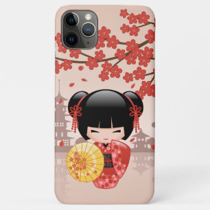 Case-Mate iPhone Case Poupée rouge Sakura Kokeshi - Geisha japonais