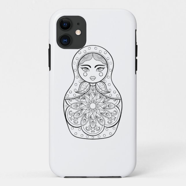 Coques Case-Mate iPhone Poupée russe élégante (Dos)