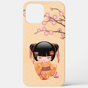Case-Mate iPhone Case Poupée Ume Kokeshi - Japonaise Pêche Geisha Girl