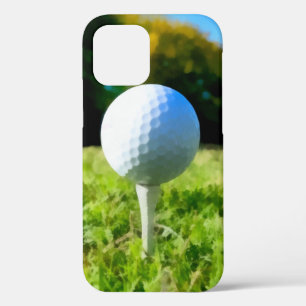 Case-Mate iPhone Case pour golfeurs balle de golf et tee aquarelle desig