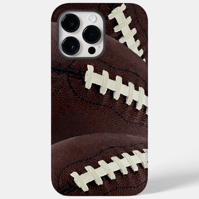 Coques Case-Mate iPhone Pour lui Football Graphique Moderne (Verso)