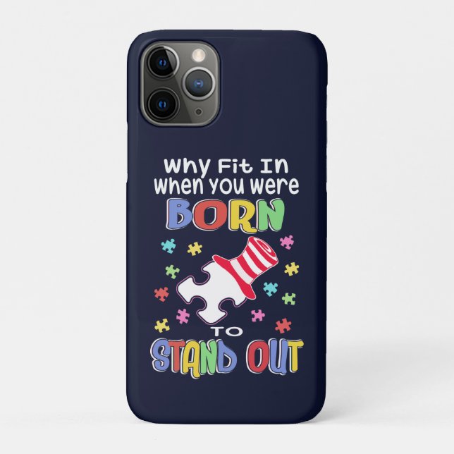 Coques Case-Mate iPhone Pourquoi entrer quand vous êtes né pour se démarqu (Dos)
