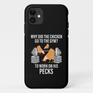Case-Mate iPhone Case Pourquoi le poulet est-il allé à la gym drôle d'an