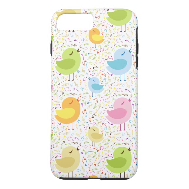 Coques Case-Mate iPhone Poussins abstraits de chant (Dos)