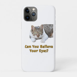 Case-Mate iPhone Case Pouvez-Vous Croire Vos Yeux Mignonne Cat Art