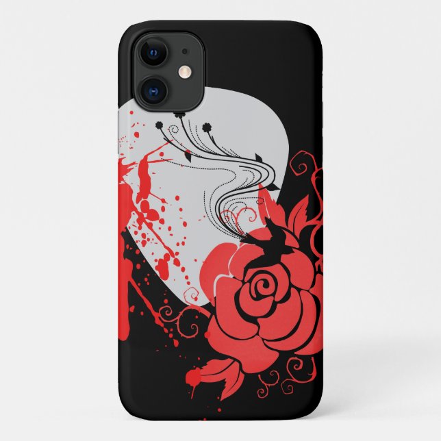 Coques Case-Mate iPhone Prélever, avaler, sang et rose (Dos)