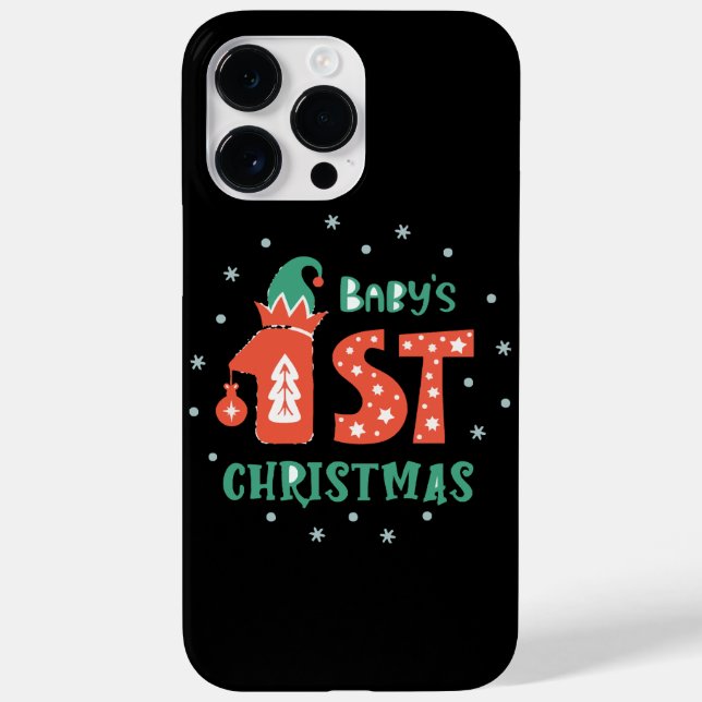 Coques Case-Mate iPhone Premier Noël de bébé  (Verso)