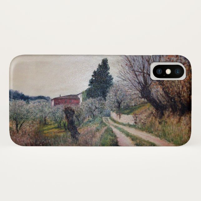 Coques Case-Mate iPhone PREMIER PRINTEMPS EN GOUVERNALAIS / Paysage Toscan (Dos (Horizontal))