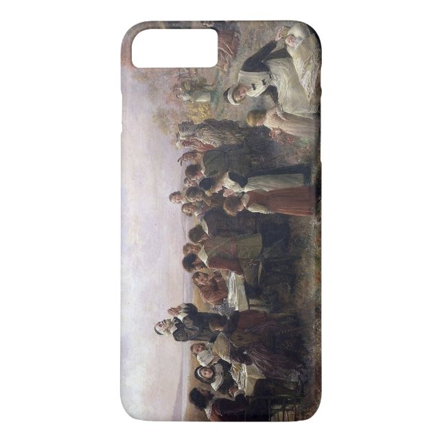 Coques Case-Mate iPhone Premier Thanksgiving à Plymouth par Brownscombe (Dos)