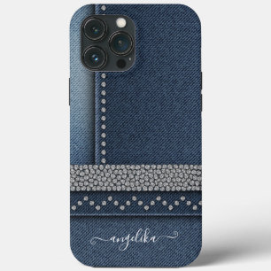 Case-Mate iPhone Case Preppy Chic Stylish Denim