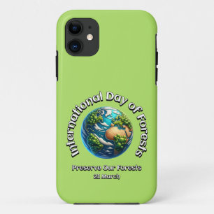 Case-Mate iPhone Case Préservez Nos Forêts. Journée internationale des f