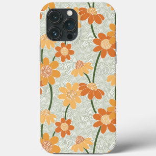Case-Mate iPhone Case Pretty retro muted 1970 s flowers