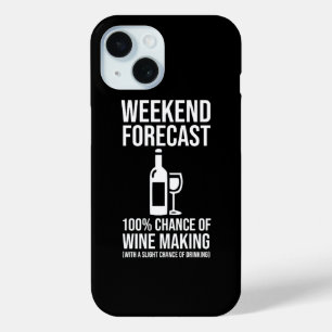 Coque Pour iPhone 15 Prévisions de week-end - 100% de chances de vinifi