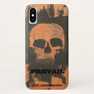 Coque iPhone X Prévolution du crâne de cuivre