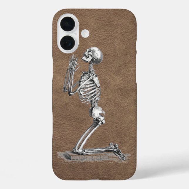Coques Case-Mate iPhone Prier Skeleton Faux-Leather (Verso)