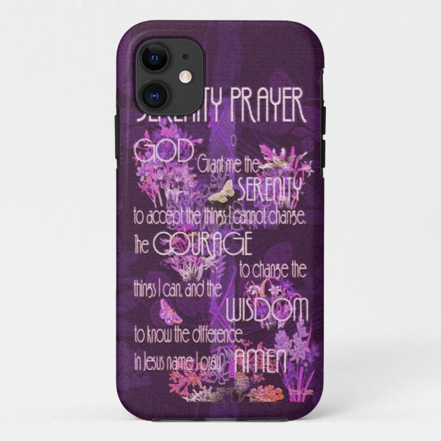 Coques Case-Mate iPhone Prière de sérénité (Dos)