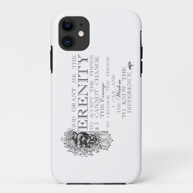 Coques Case-Mate iPhone Prière de sérénité (Dos)