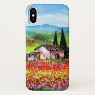 Etui iPhone Case-Mate PRINTEMPS DANS LE PAYSAGE TOSCANE Champs de fleurs