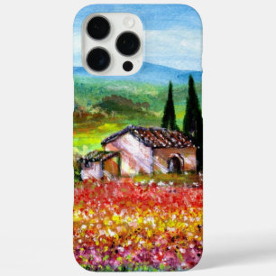 Coques iPhone 16 Pro Max PRINTEMPS DANS LE PAYSAGE TOSCANE Champs de fleurs