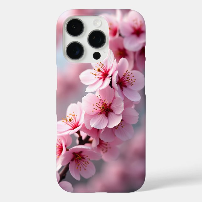 Coques Case-Mate iPhone Printemps de bienvenue avec la fleur de cerisier (Verso)