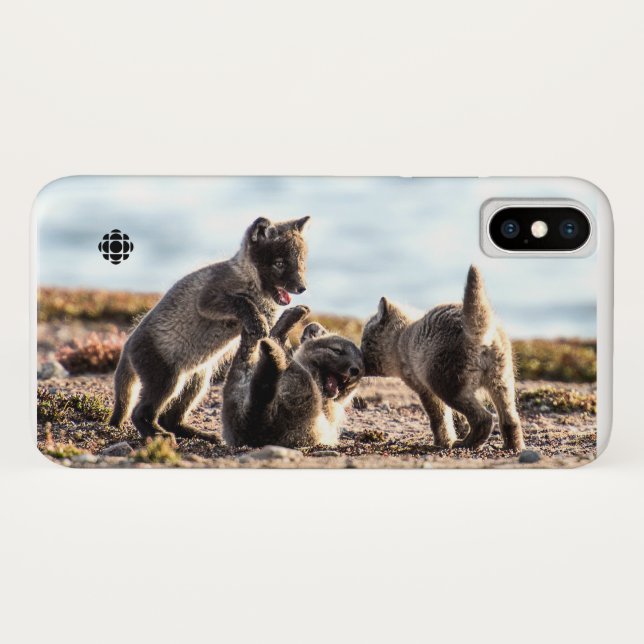 Coques Case-Mate iPhone Printemps - Renard arctique (Dos (Horizontal))