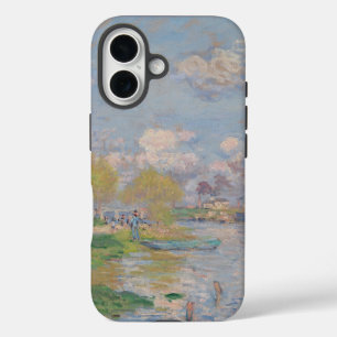 Coques iPhone 16 Printemps sur la Seine par Monet Impressionniste