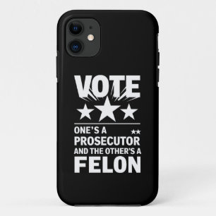 Case-Mate iPhone Case Procureur contre électeur délinquant drôle politiq