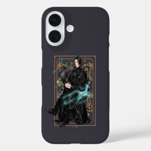 Coques iPhone 16 Professeur Anime Severus Snape assis