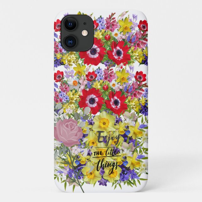 Coques Case-Mate iPhone Profitez des sources fleuries Little (Dos)