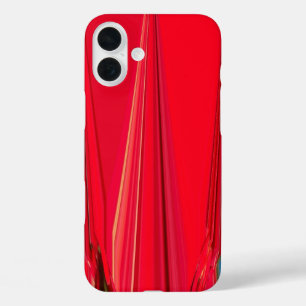 Coques iPhone 16 Plus Profondeur Cramoisi Belle Texture Rouge Abstrait