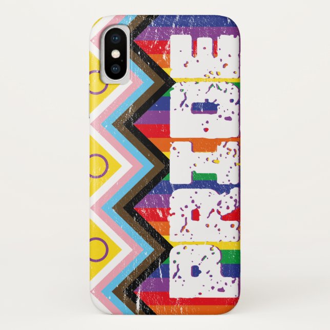 Coques Case-Mate iPhone Progrès Fierté LGBTQ (Dos)