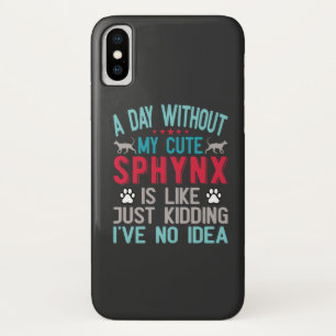 Case-Mate iPhone Case Propriétaire Canadien De Chat Sphynx Sans Cheveux