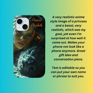 Coque Pour iPhone 15 Protecteur d'une princesse