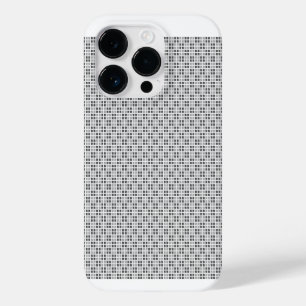 Coque Pour iPhone 14 Pro Protecteur iPhone blanc Micro À damiers