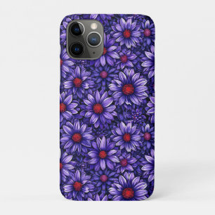 Case-Mate iPhone Case Protection Quotidienne Fleurie Violette Sombre