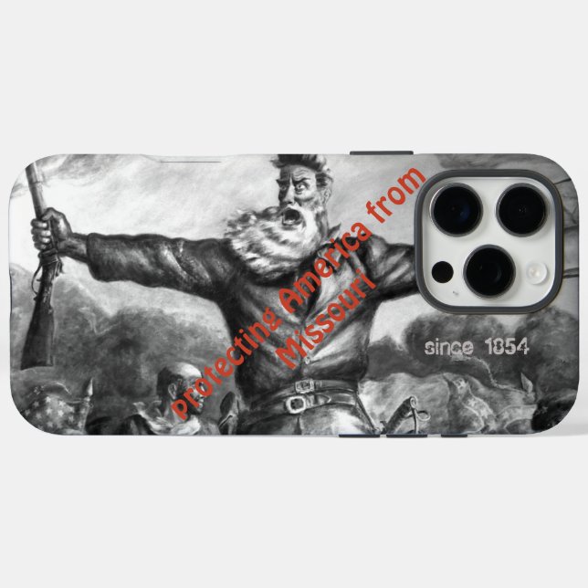 Coques Case-Mate iPhone Protéger l'Amérique du Missouri depuis 1854 (Verso (horizontal))